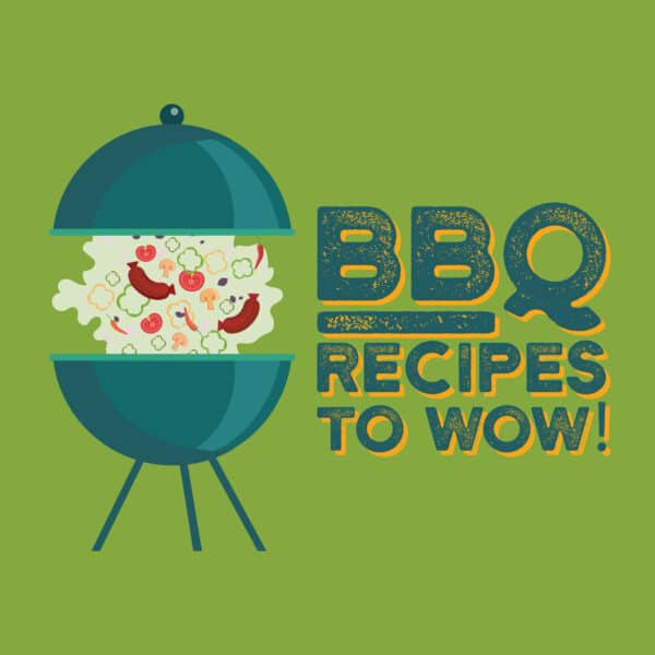 title graphic with cartoon bbq