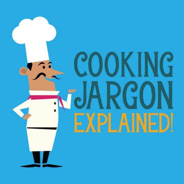 Title graphic with cartoon chef